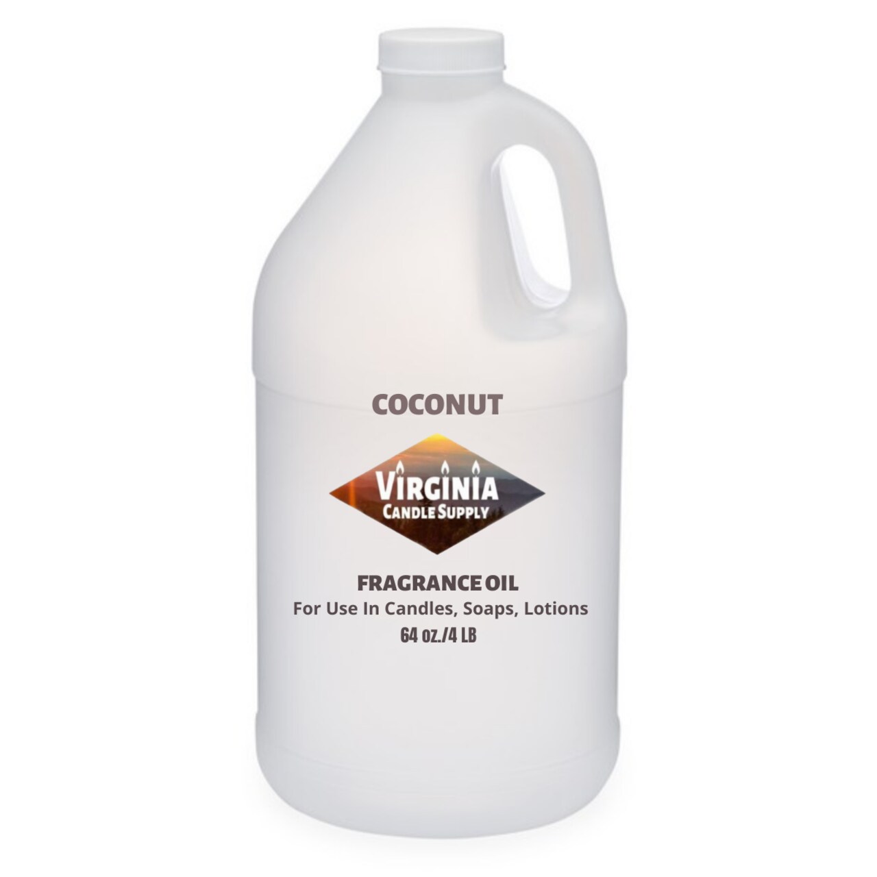 Coconut Fragrance Oil (Our Version of the Brand Name) (64 oz Jug) for Candle Making, Soap Making, Tart Making, Room Sprays, Lotions, Car Fresheners, Slime, Bath Bombs, Warmers…
